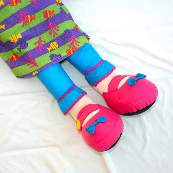 LARGE PLUSH GIRL DOLL TALL CUTE SOFT STUFFIE BIG TOY GIFT SEA ANIMAL DRESS SHOES - Picture 8 of 15